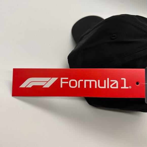 New Wildside X Formula 1 Yohji Yamamoto Embroidered Snapback Hat Black Unisex - Picture 7 of 12